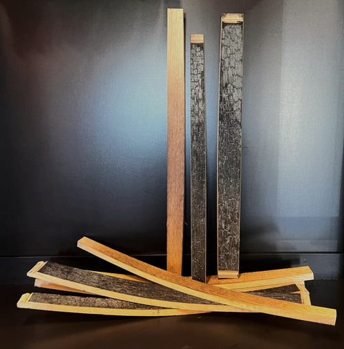 10 Pk. American White Oak Staves Milled (Variety Size Pack)