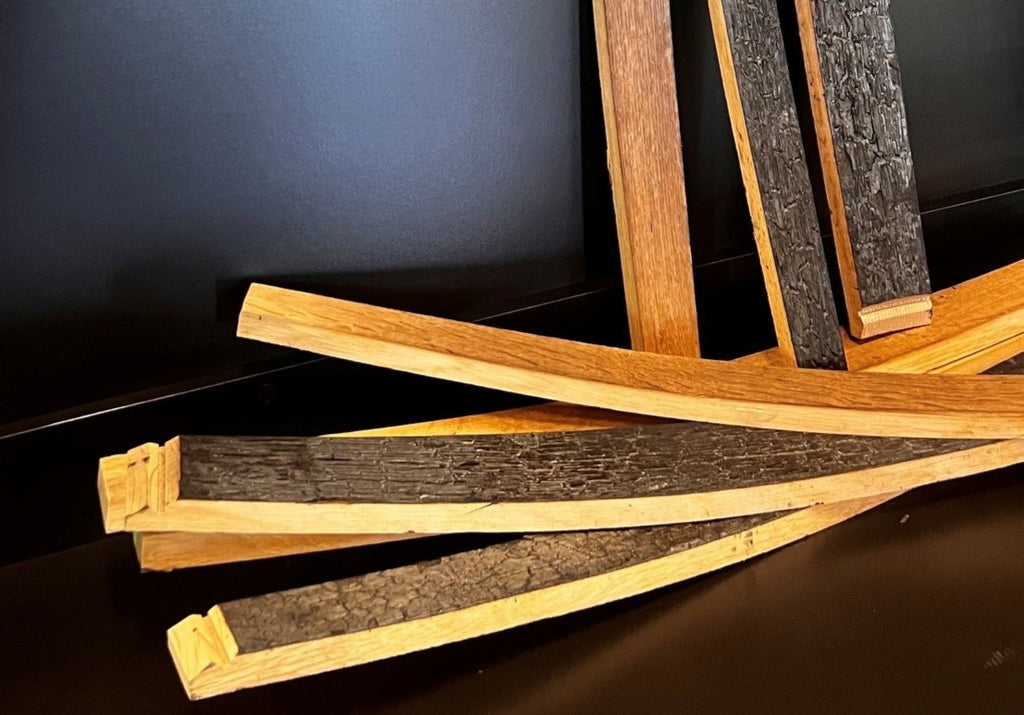 10 Pk. American White Oak Staves Milled (Variety Size Pack)
