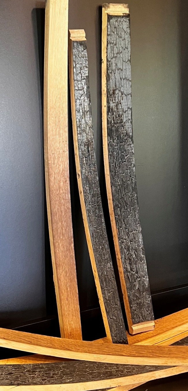 10 Pk. American White Oak Staves Milled (Variety Size Pack)