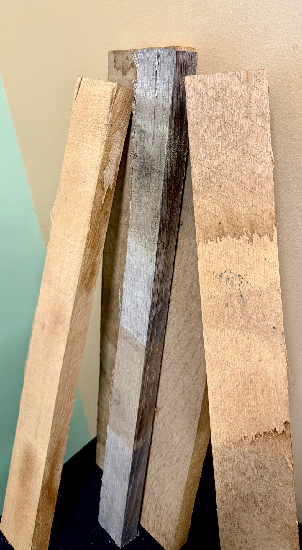5 Pk. American White Oak Heads Raw (Variety Size Pack)