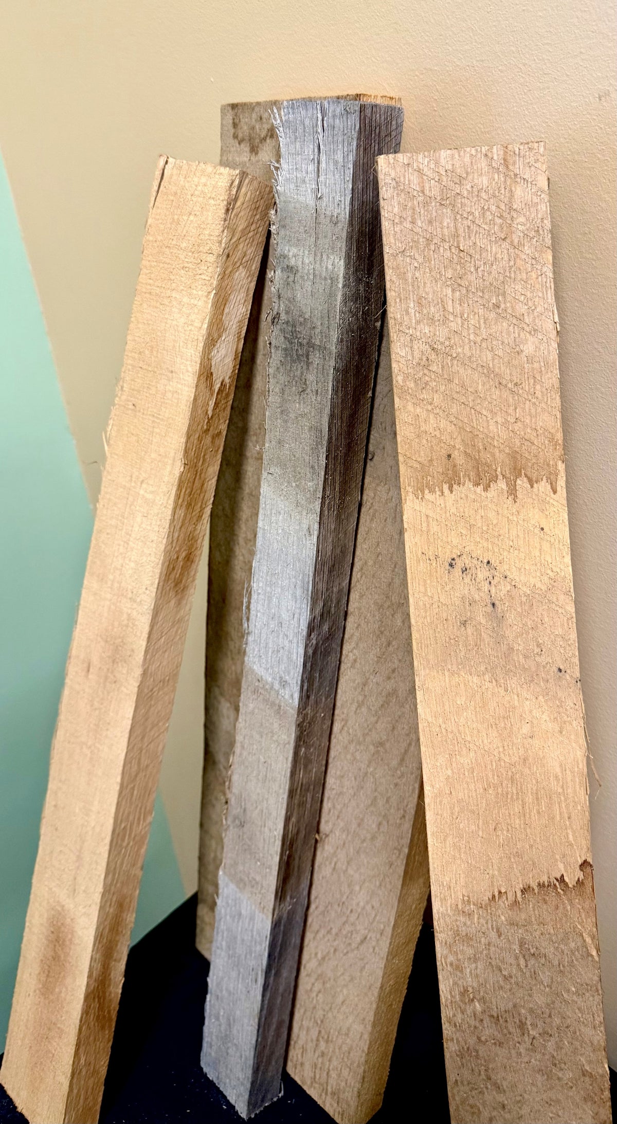 5 Pk. American White Oak Heads Raw (Variety Size Pack)