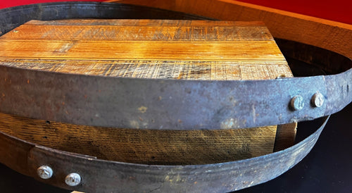 2 Pk. Rusted Steel Barrel Rings