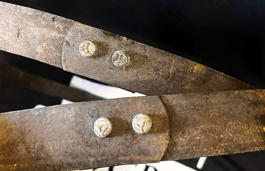 2 Pk. Rusted Steel Barrel Rings