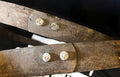2 Pk. Rusted Steel Barrel Rings