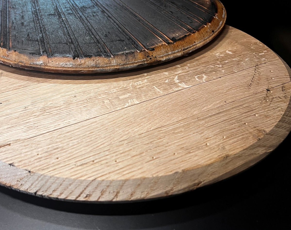 Unfinished White Oak Raw Barrel Head
